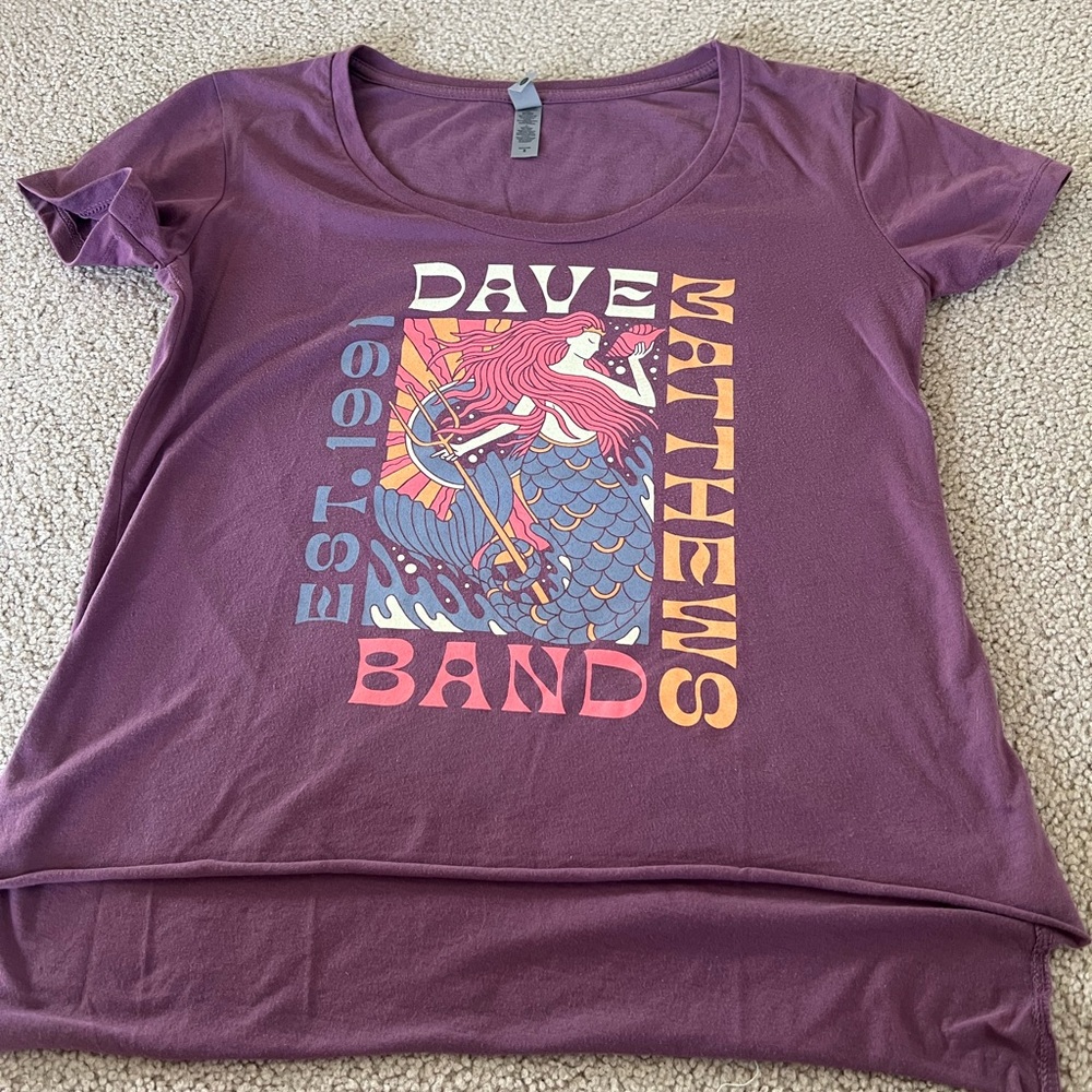 Dave Matthews Band Purple Concert T-Shirt